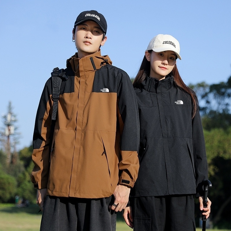 THE NORTH FACE Men Women Windbreaker Casual Jacket Sports Outdoor Hiking Waterproof Windproof Motor Jaket Kalis Air Shopee Malaysia