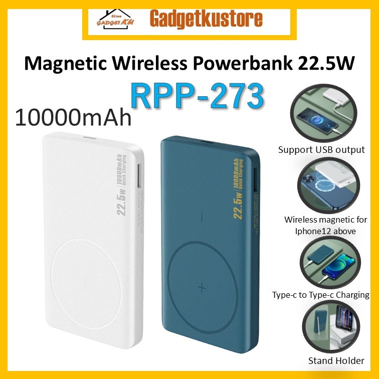 [CLEARANCE] REMAX RPP-273 10000mAh 22.5W Magnetic Wireless Fast ...