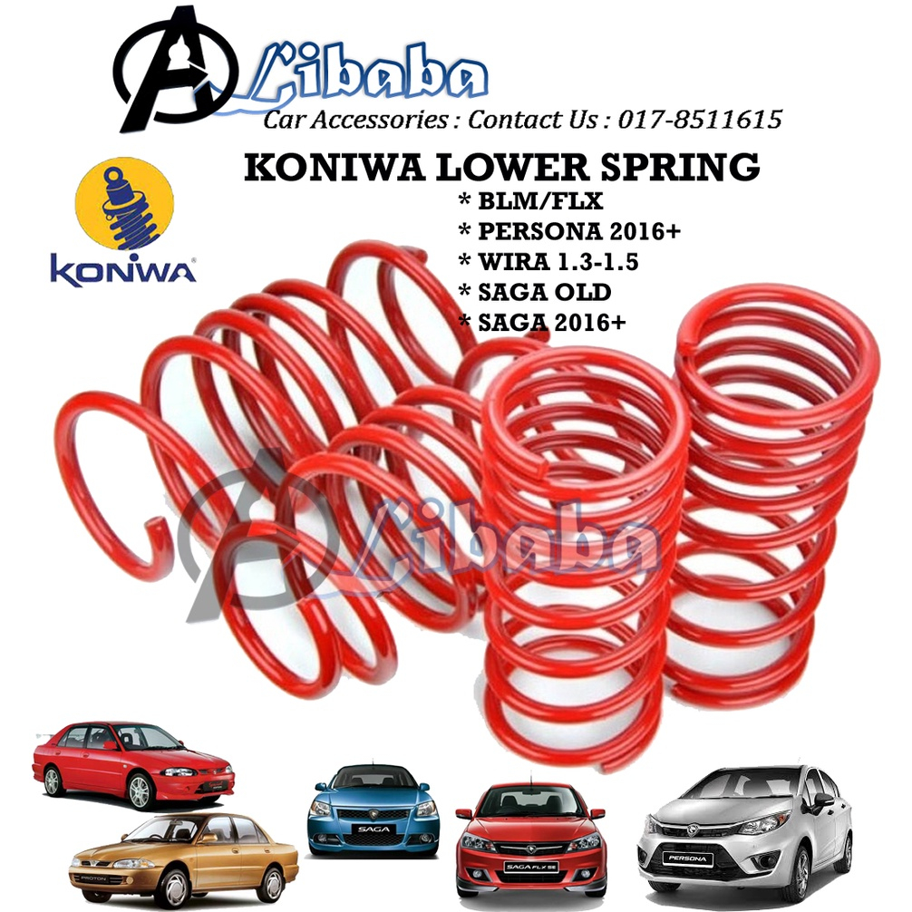 PROTON KONIWA LOWER SPRING FOR SAGA FLX/BLM, SAGA OLD, SAGA 2016+, WIRA ...