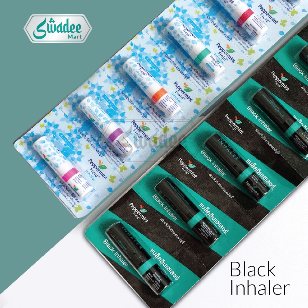 Nasal Inhaler PEPPERMINT Black Inhaler (Nanon Korapat) / Spa Aroma ...