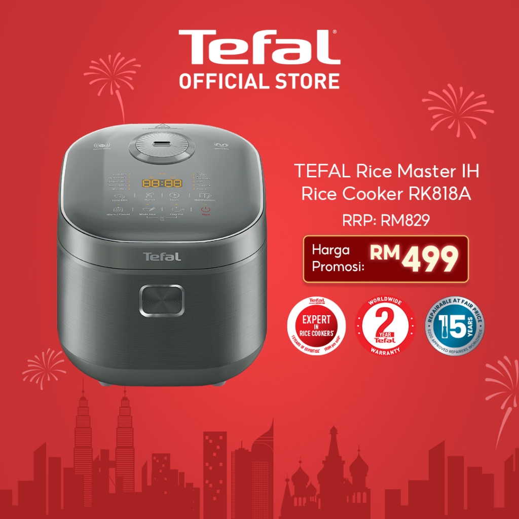 Tefal Rice Master IH Rice Cooker 1.8L (RK818) | Shopee Malaysia