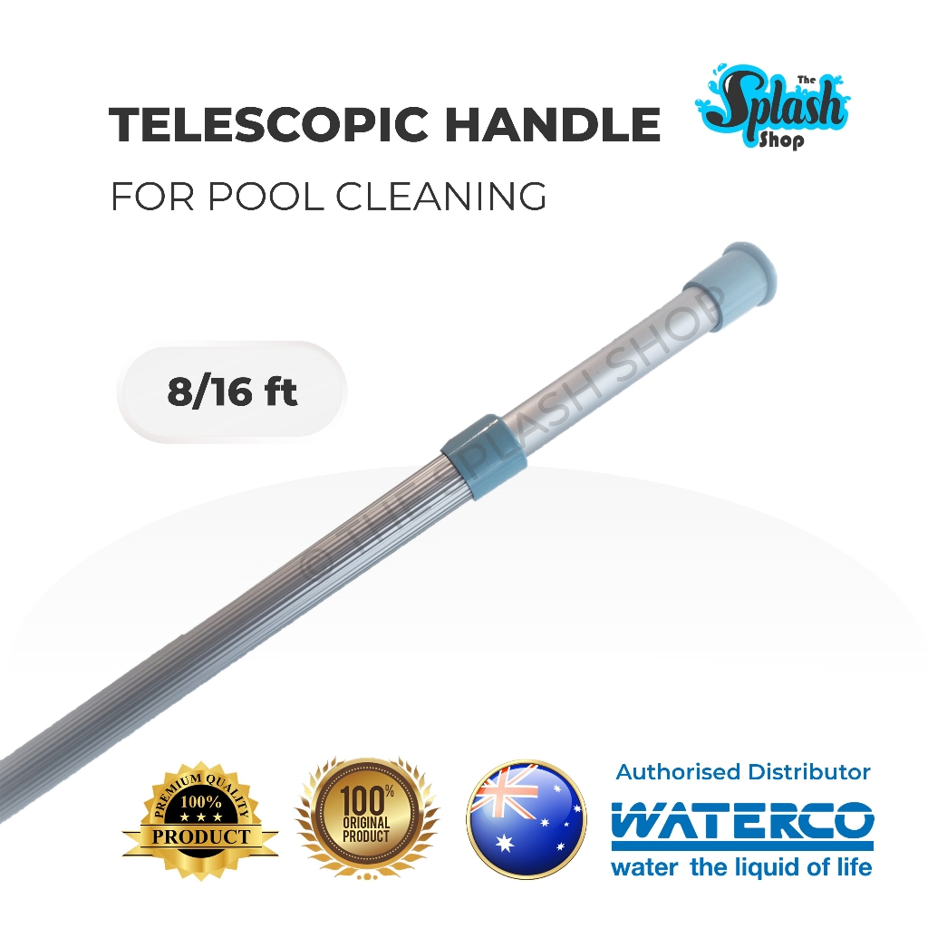 𝐓𝐄𝐋𝐄𝐒𝐂𝐎𝐏𝐈𝐂 𝐏𝐎𝐋𝐄 - Telescopic Handle 8/16 Feet for Swimming Pool ...