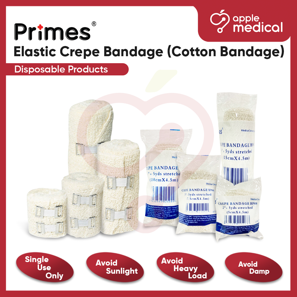 Primes Cotton Crepe Bandage (12pcs per packet) | Shopee Malaysia
