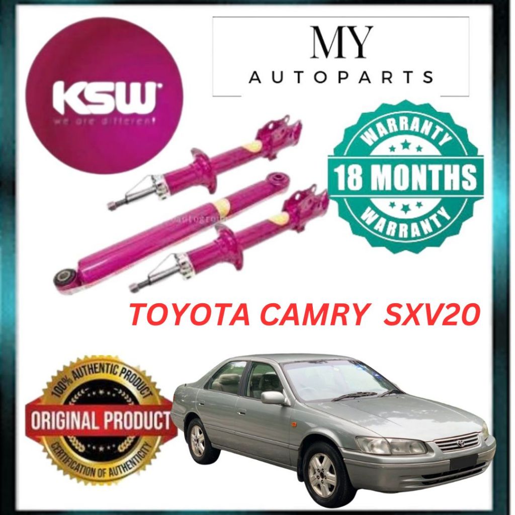 TOYOTA CAMRY SXV20 - KSW (GAS) Shock Absorber FRONT & REAR (18Months ...