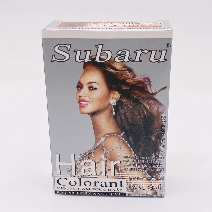 32ml (FREE GLOVE) Subaru Coffee Hair Dye Permanent Hair Colour Cream Pewarna Rambut Coco Coklat ...