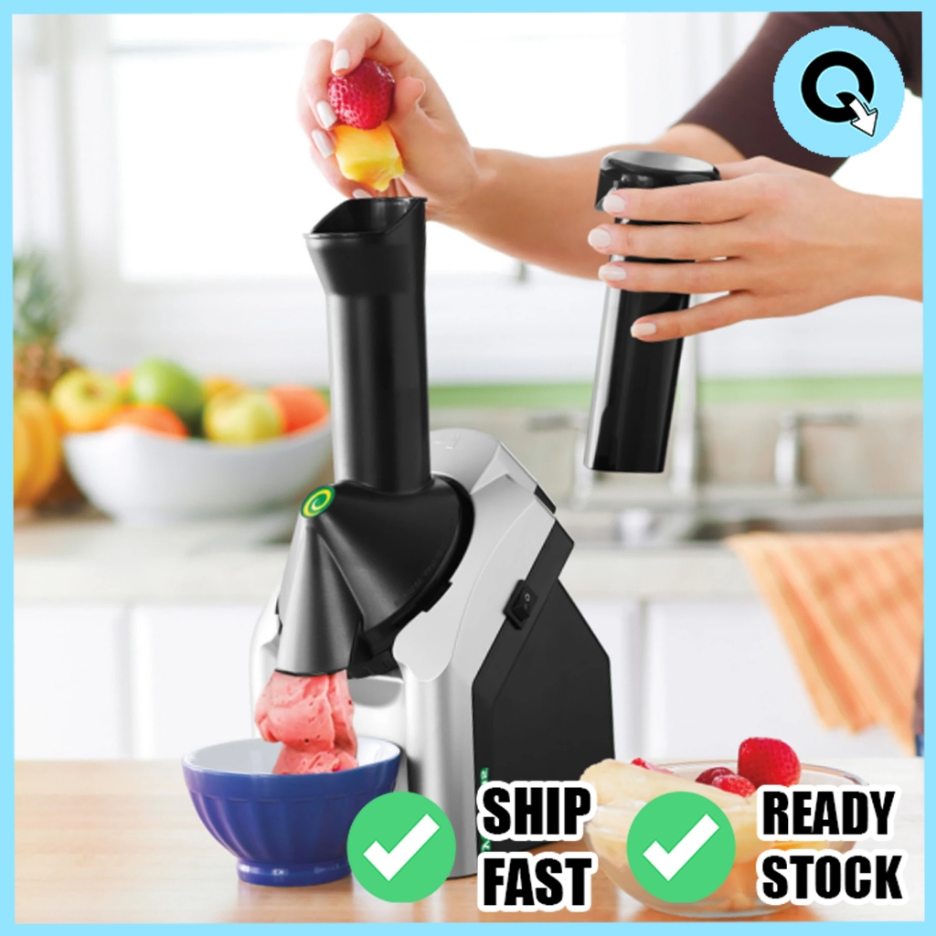 QFL Ice Cream & Dessert Maker Machine Homemade Gelato DIY Frozen Fruit ...
