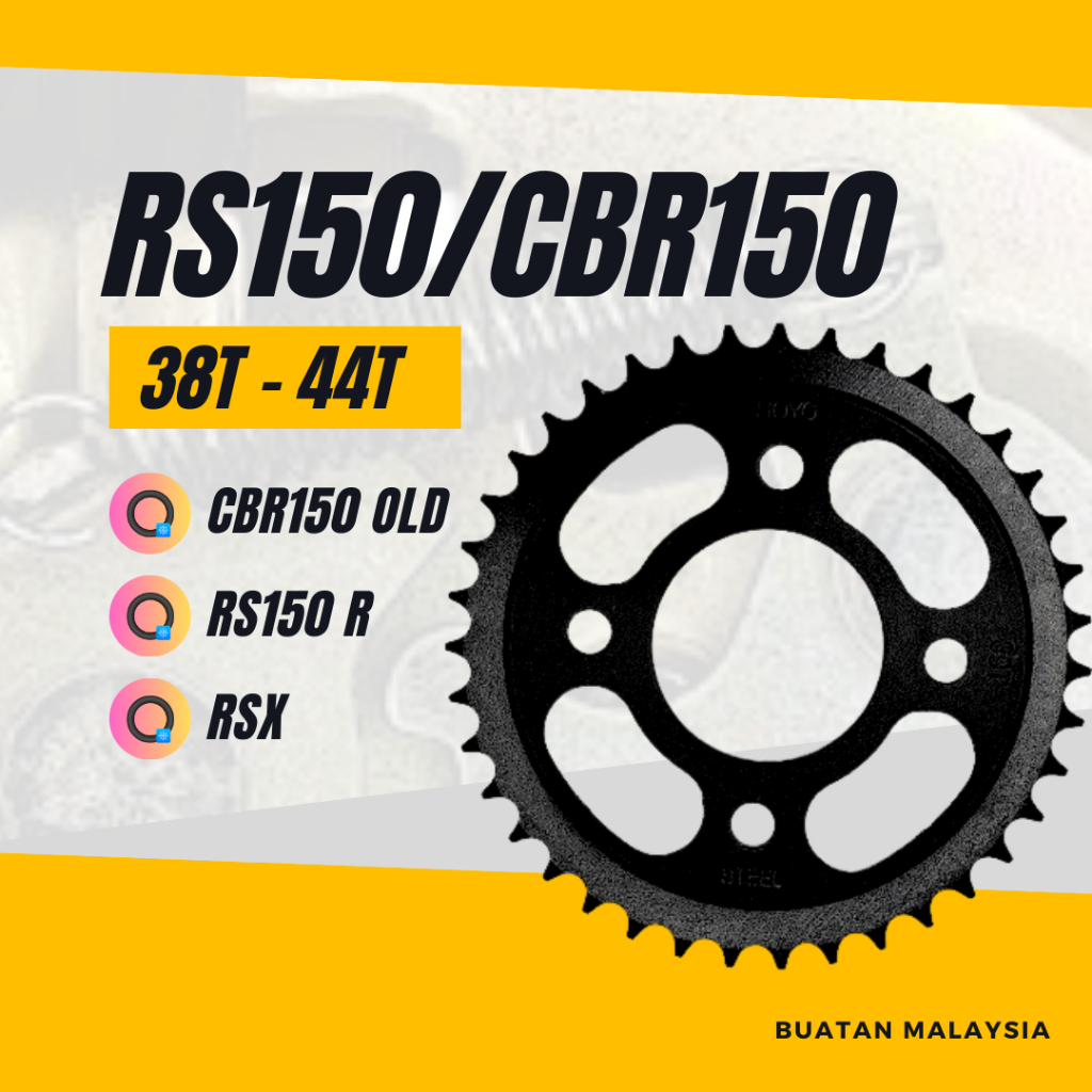 Honda rs 150 sprocket combination deals