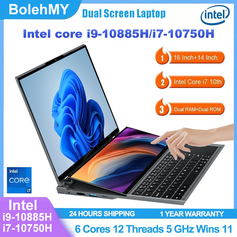 Intel Core i910885H Dual Screen 16Inch+14 Inch Touch Screen Gaming