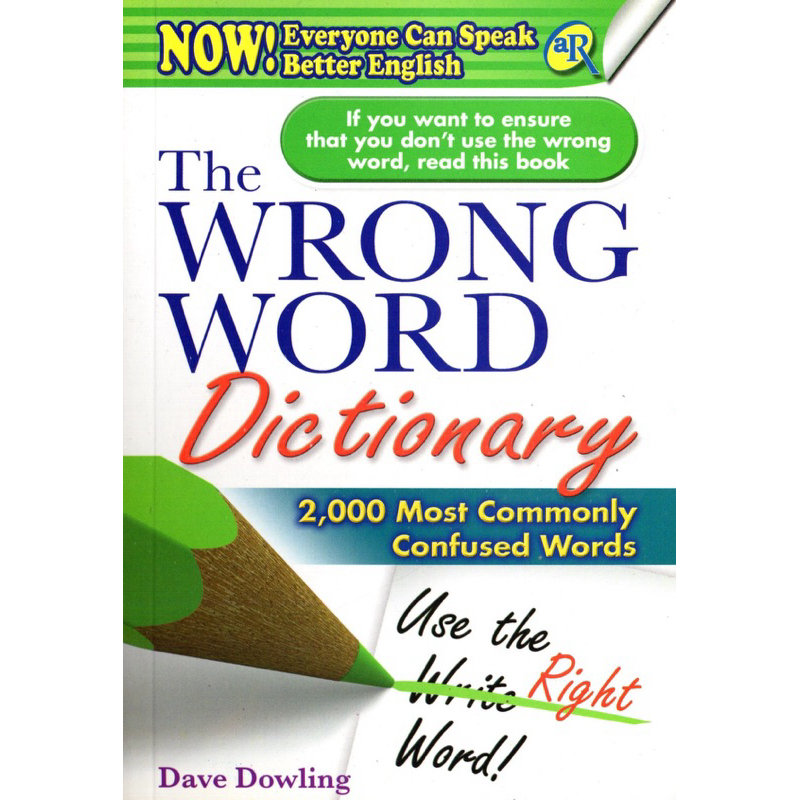 The Wrong Word Dictionary | Dave Dowling | Shopee Malaysia