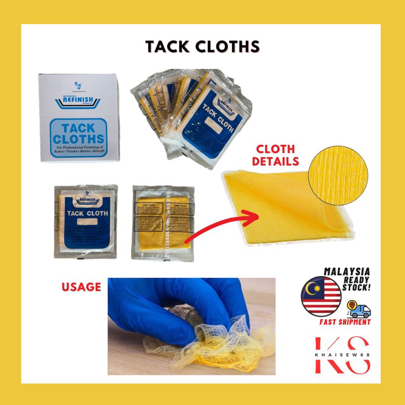 Tack Cloth (kain gam) kain buang habuk | Shopee Malaysia