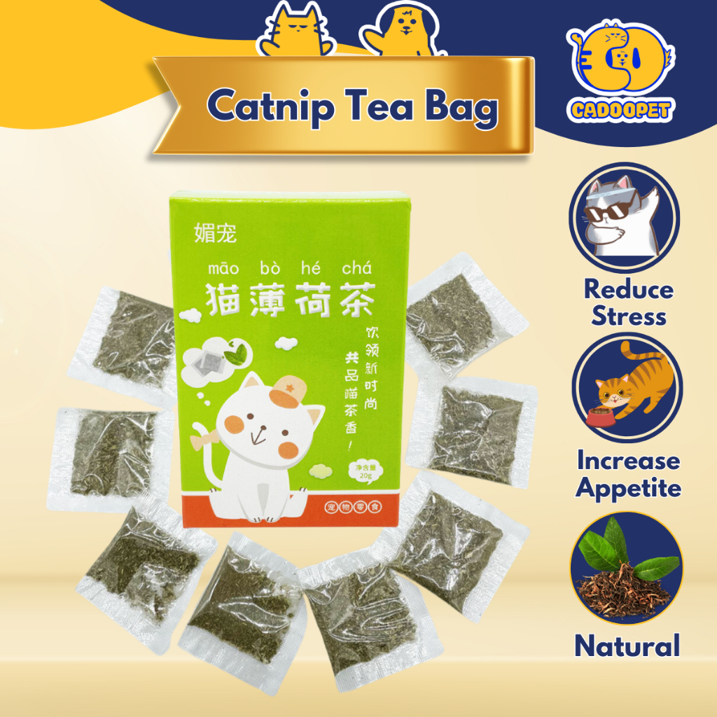 Catnip Tea Bags for Cats Cat Mint 1Gram Per Pack | Shopee Malaysia