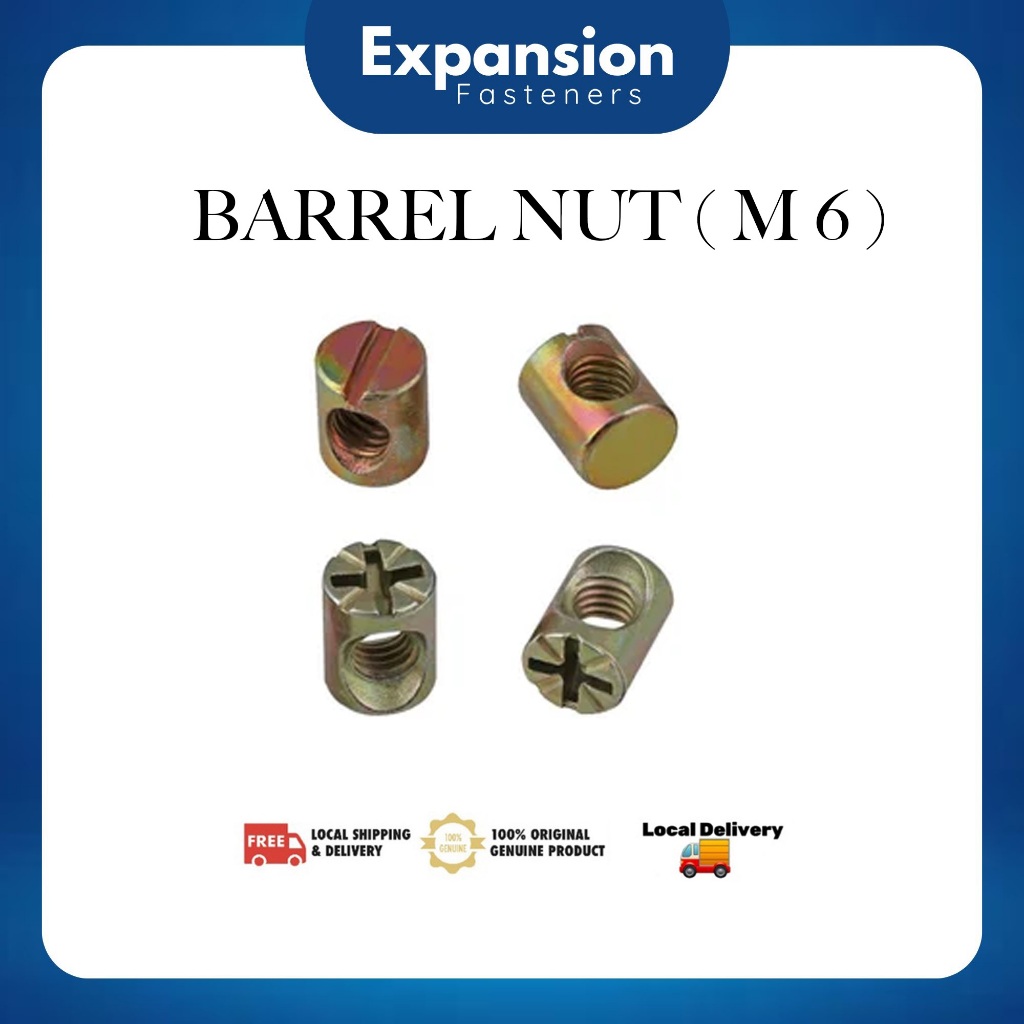 JCBC JCBB Furniture Connector Fixing Screw Bolt Nut Hex Insert Wood ...