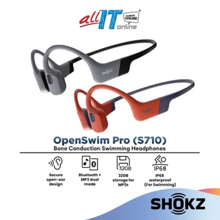 Shokz OpenSwim Pro Bone Conduction Swimming Headphones S710