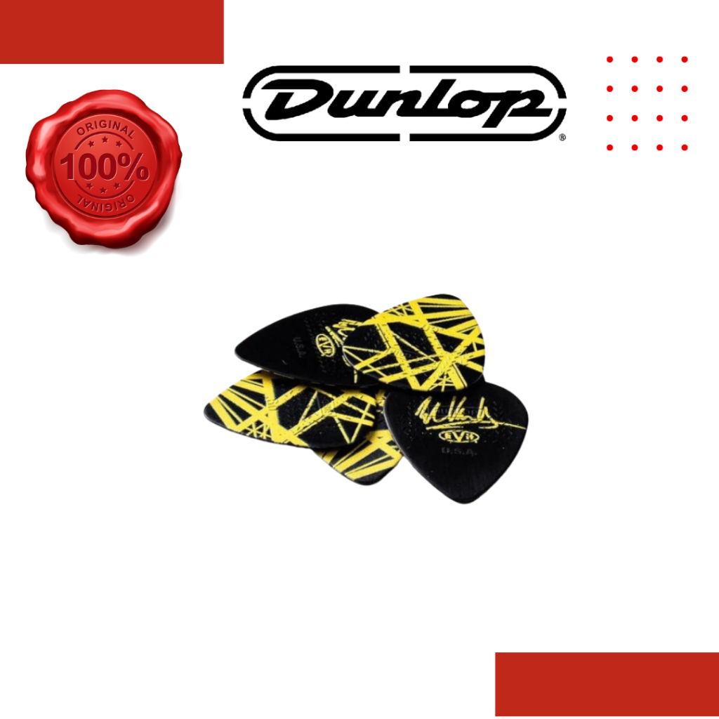Tone Lab] [HCM] Phím đàn Eddie Van Halen EVH Jim Dunlop Nylon Max Grip 0.6mm I.905541088