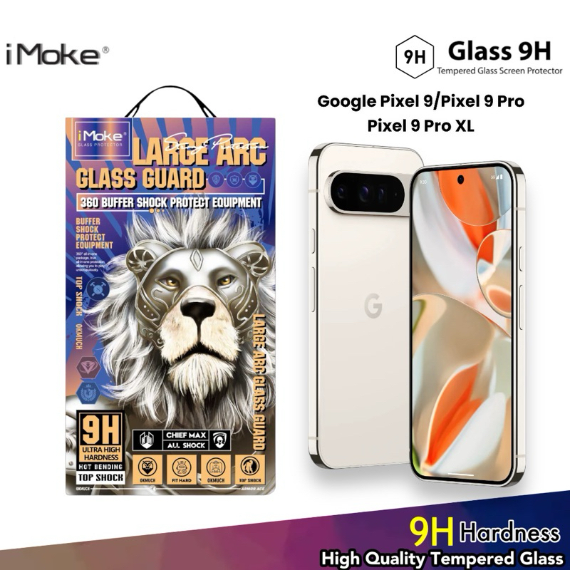 iMoke 9H Full Tempered Glass for Google Pixel 10a/Pixel 10 Pro XL/Pixel ...