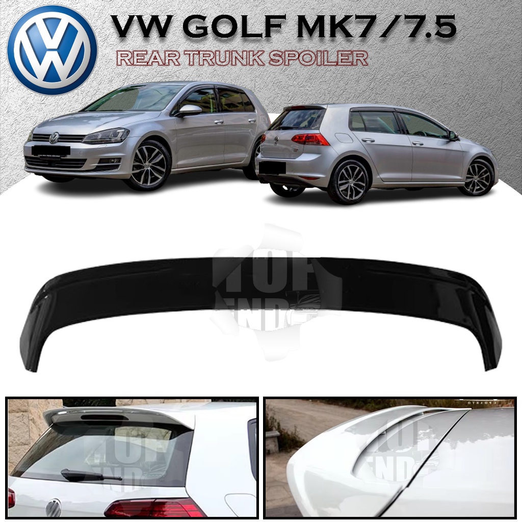 VOLKSWAGEN GOLF MK7 TSI REAR TRUNK SPOILER VW GOLF 7 SPOILER WING GOLF ...