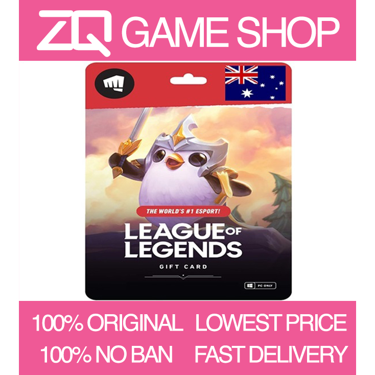 [🇦🇺澳洲AUS] Australia PC LOL League of Legends Valorant Riot Point Card ...