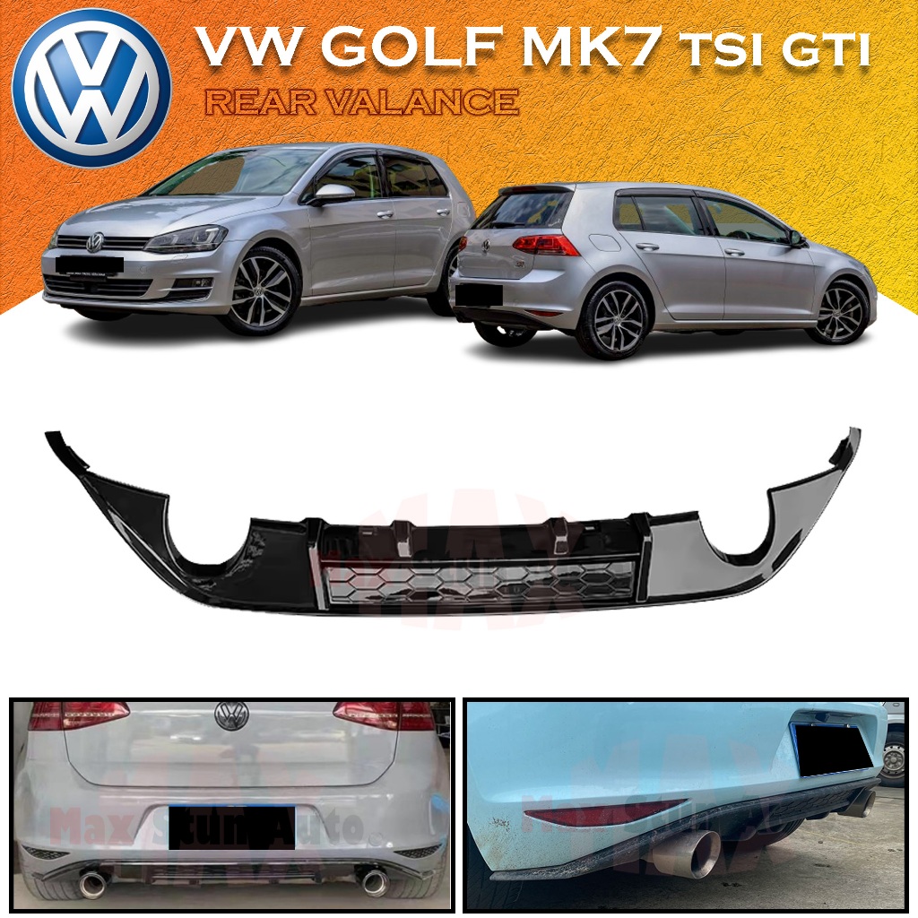 VOLKSWAGEN GOLF MK7 TSI GTI VALANCE VW GOLF 7 GOLF GTI REAR VALANCE ...