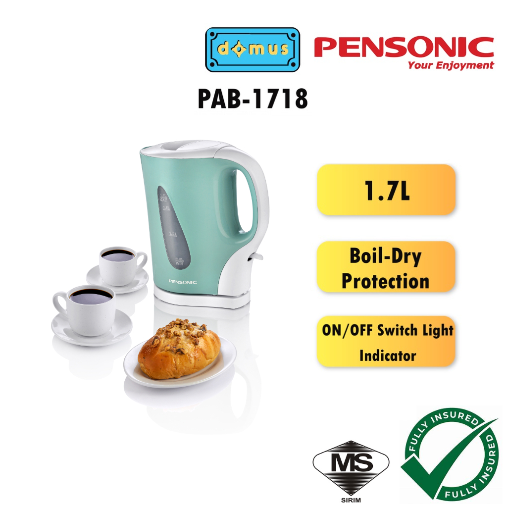 Pensonic Electric Jug Kettle Cerek Elektrik Murah Berkualiti 1.7L PAB ...