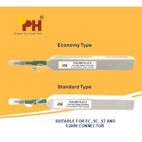 Fiber Cleaner - PH One Push Cleaner (One Click) for up to 800 times, FC ...