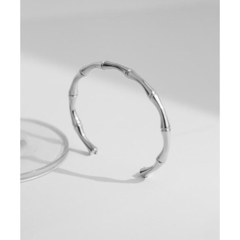 MINIMALIST LAB Stainless Steel Classic Bamboo Bangle | Gelang Buluh ...