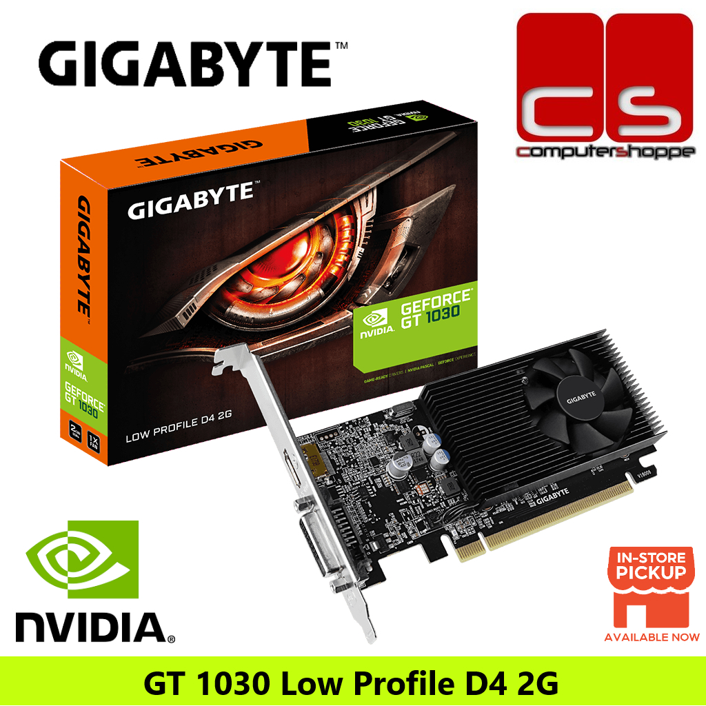 Gigabyte GeForce GT 1030 Low Profile D4 2G Shopee Malaysia