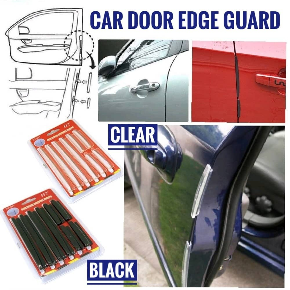 8Pcs Car Door Guard Side Protector Rubber Guard Silicone Anti-scratch ...