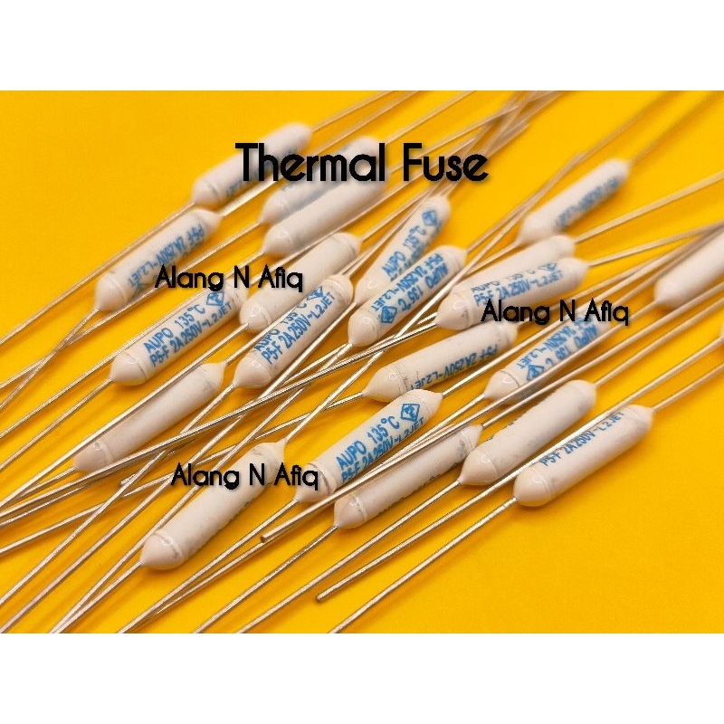AUPO 125c 130c 135c 138c 150c 2A 250 VAC Fan Motor Thermal Fuse Kipas ...