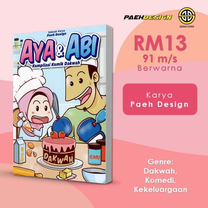 Komik Aya & Abi - karya PAEH DESIGN | Shopee Malaysia
