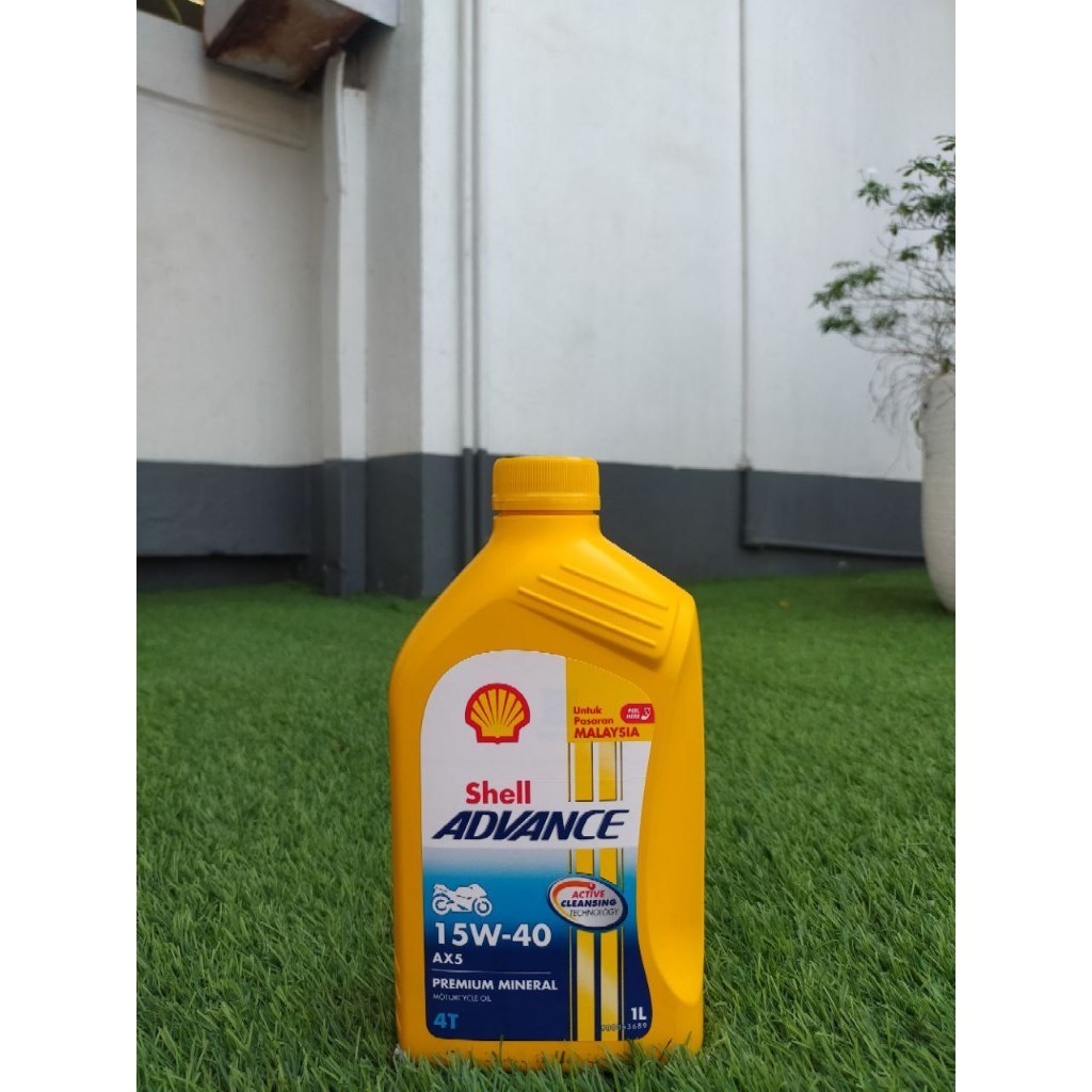 SHELL ADVANCE AX5 15W-40 PREMIUM MINERAL (1L) (UNTUK PASARAN MALAYSIA ...