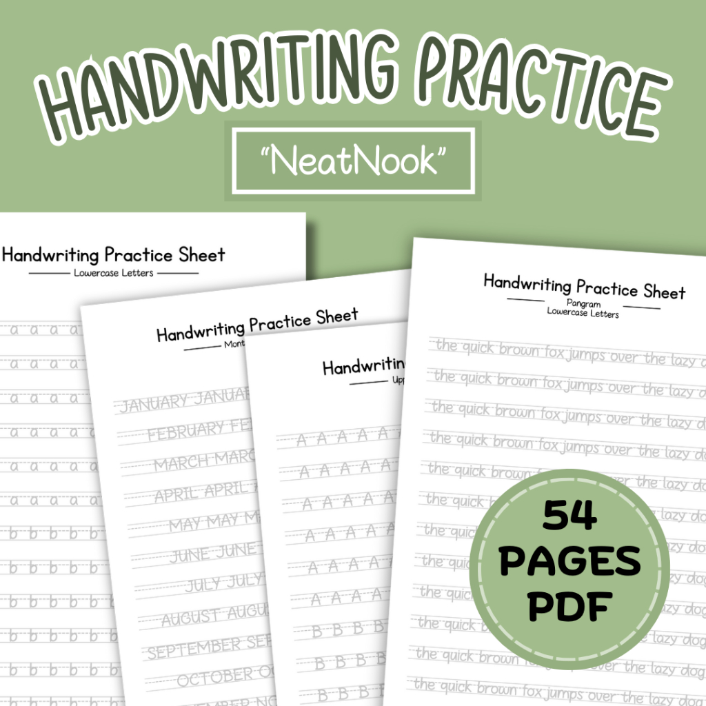 (PDF) handwriting practice book (005) | Shopee Malaysia