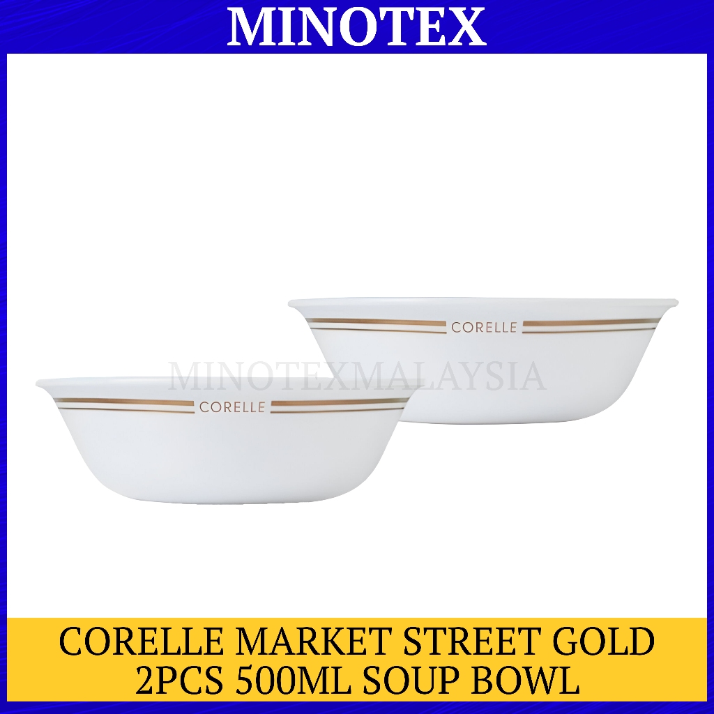 Corelle 2pcs Market Street Dinner Plate Luncheon Plate Soup