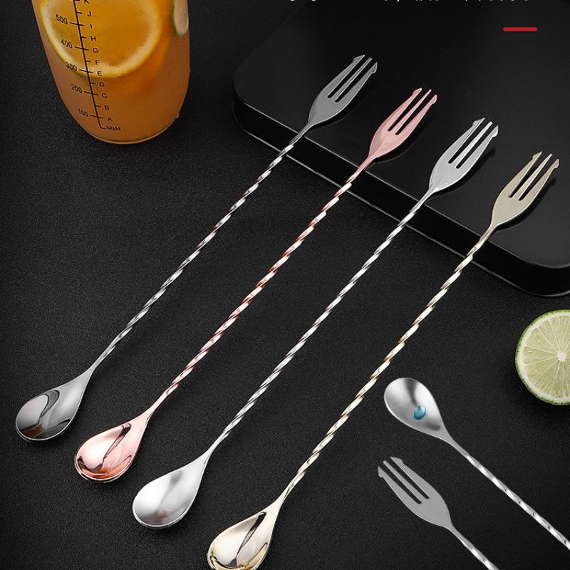 30cm Multi-Functional Bar Spoon – Ideal for Stirring Coffee and ...