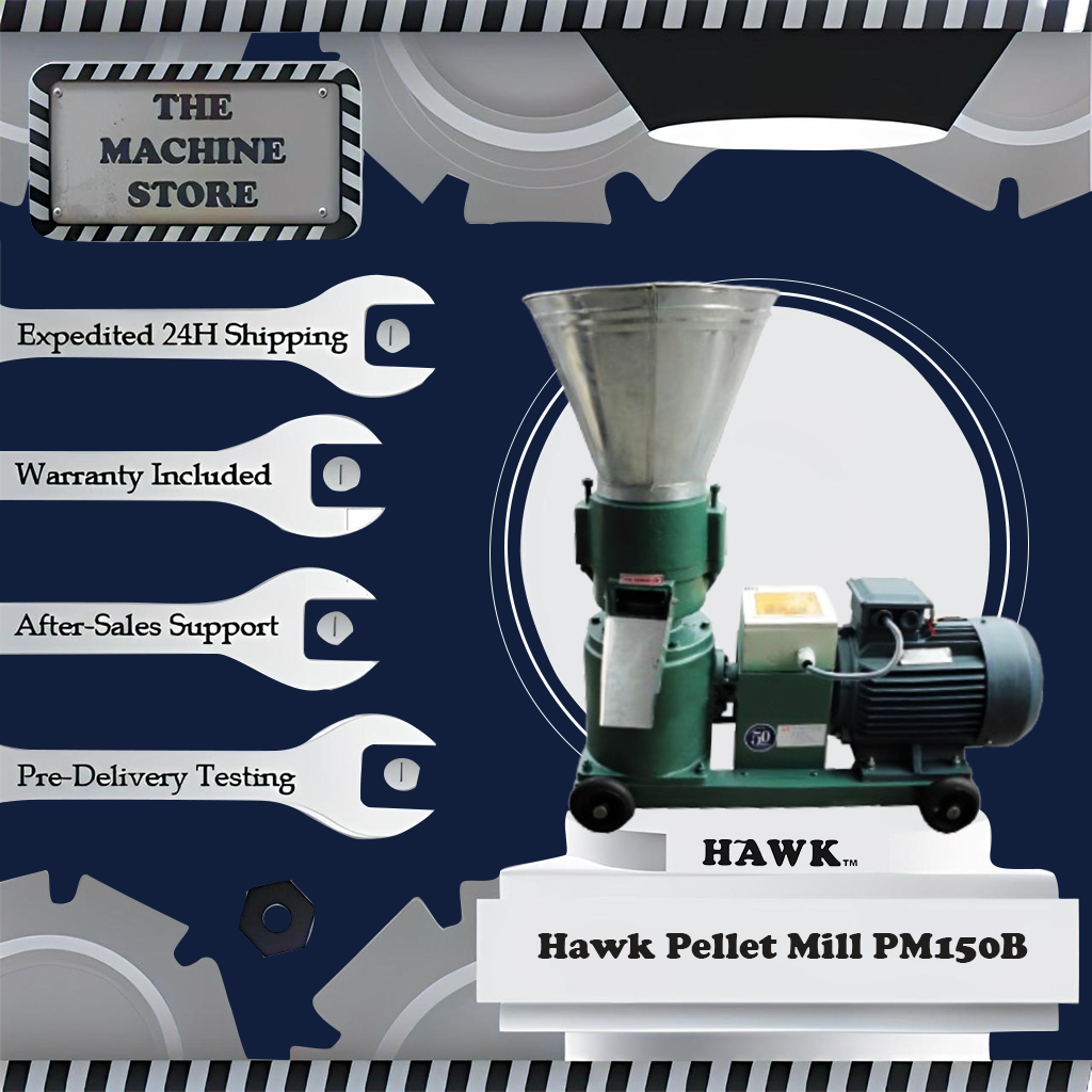 Hawk Pellet Mill PM150B c/w 4kW/3PH Teco Electric Motor | Shopee Malaysia