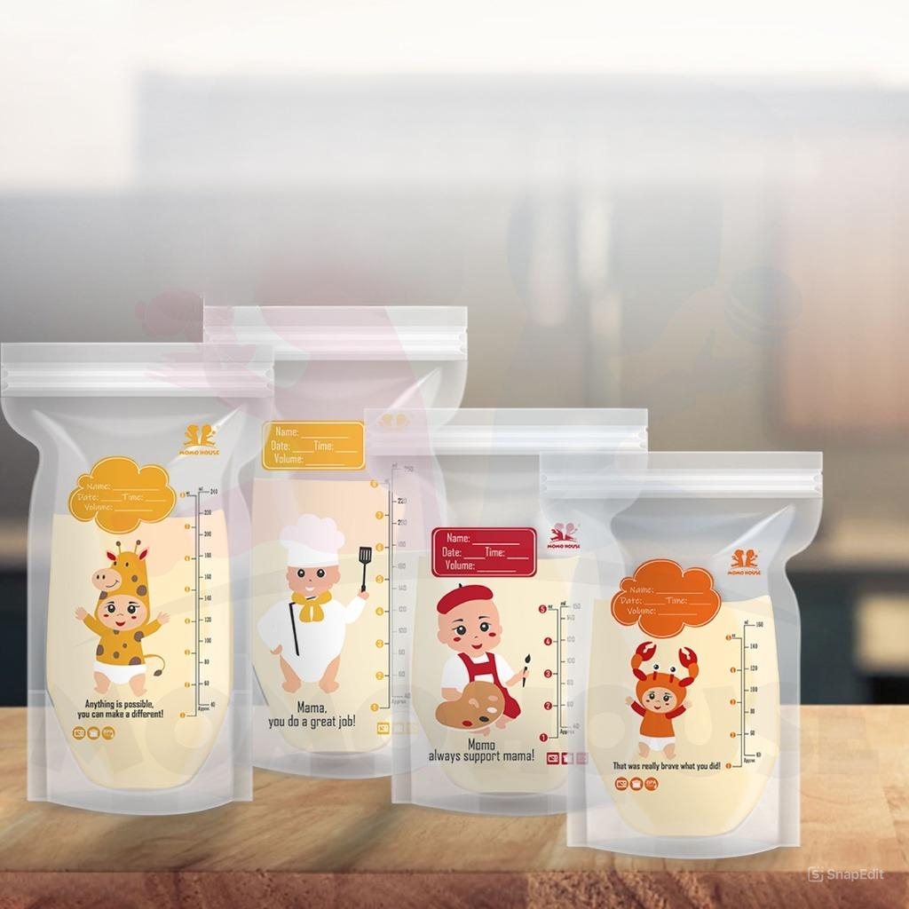 [ TRB ] Double Ziplock Breast Milk Storage Bags ｜250ml / 8oz ｜Beg