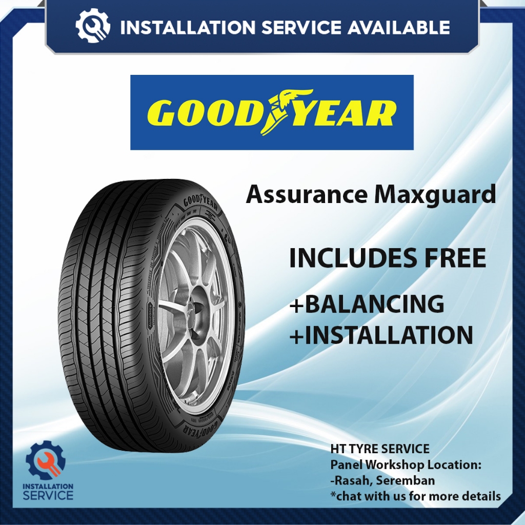 [Installation Available] Goodyear Assurance MaxGuard 15 16 17 inch Tyre ...