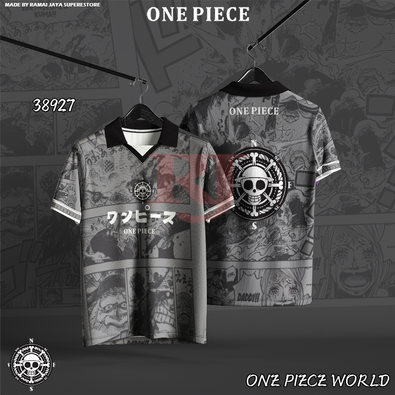 PLUS SIZE) SIZE: S -8XL ONE PIECE ANIME RETRO COLLAR, ONE