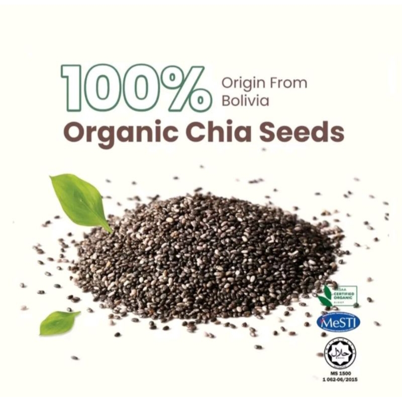 Organic Chia Seeds Premium Quality 500g | Shopee Malaysia