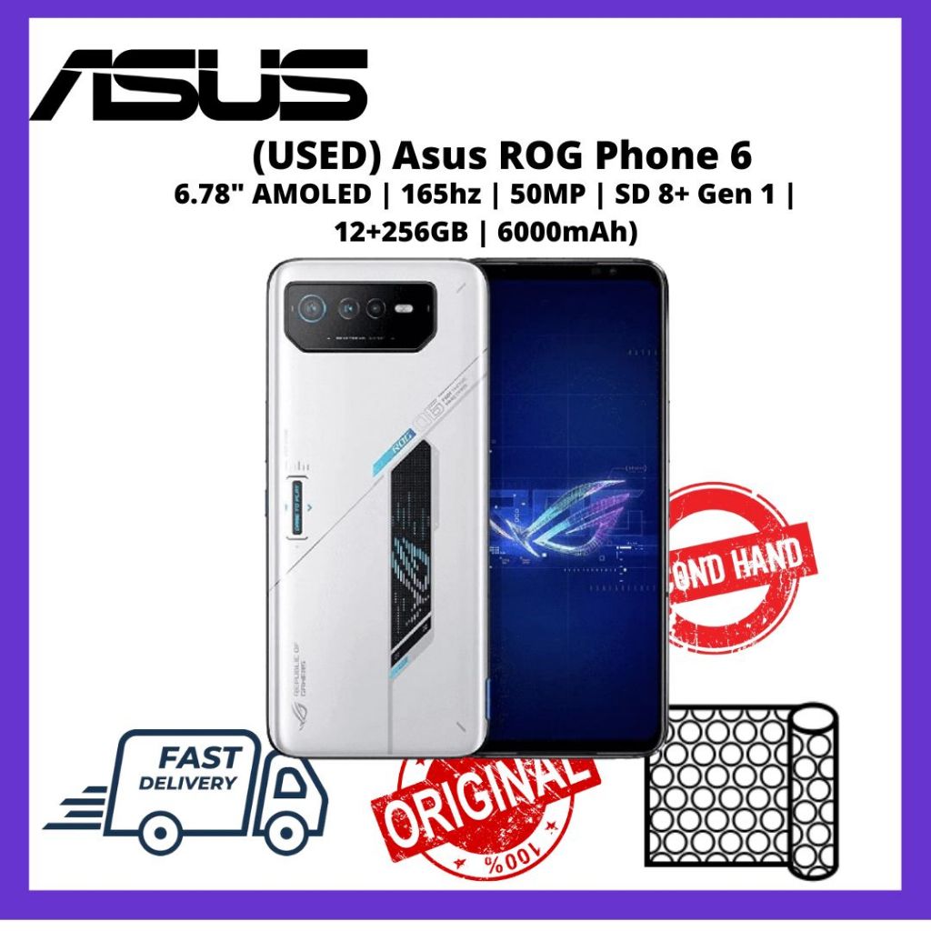 (USED) Asus ROG 6 12+256GB (6.78