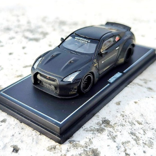 LB ⭐ PERFORMANCE Nissan GT-R R35 Liberty Walk (Matte Black) | Unsealed ...