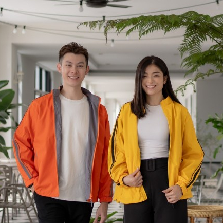 Premium Oren Sport WR Reversible Windbreaker Unisex Full Zip Jacket WR04