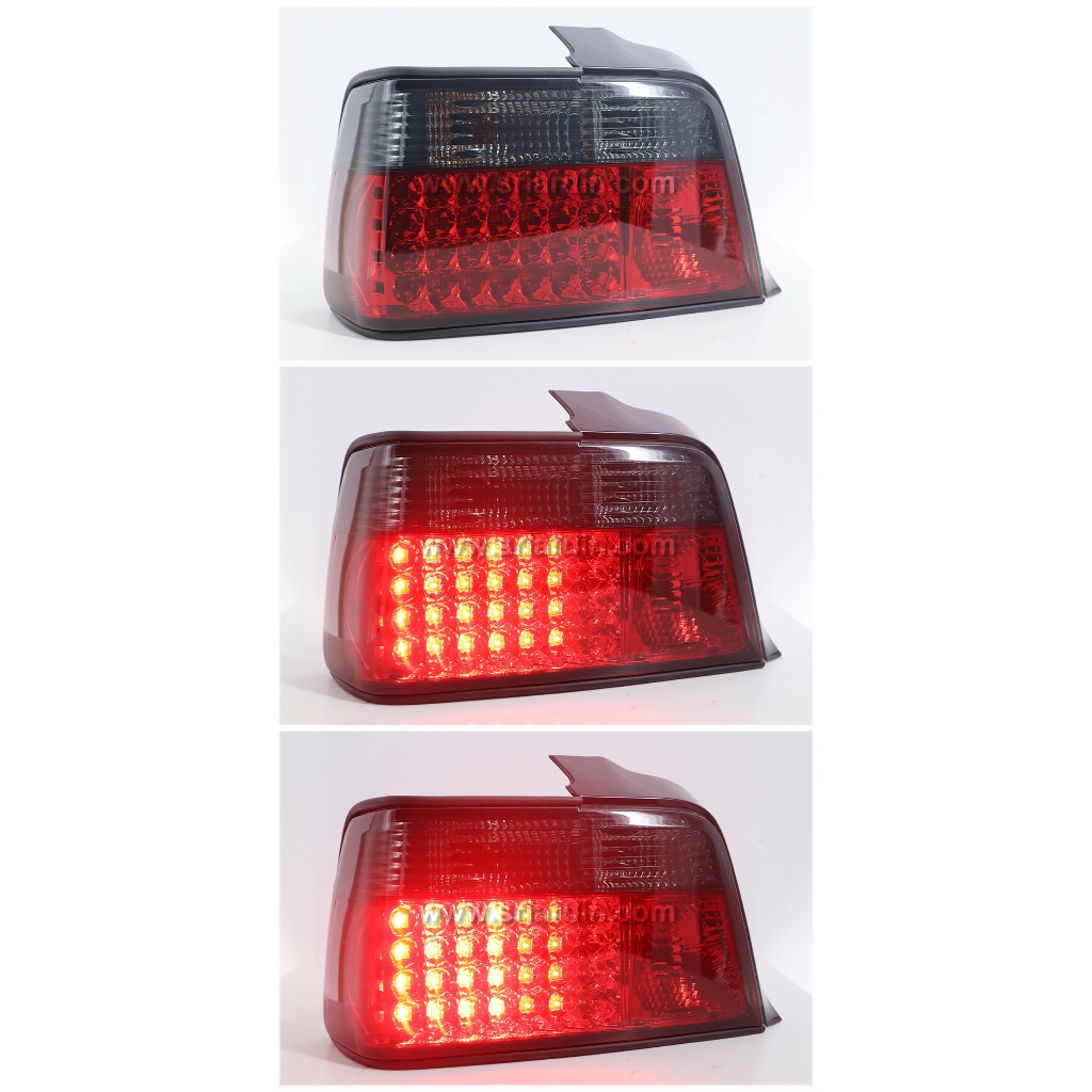 BMW 3 Series E36 4 Door Sedan LED Tail Lamp [ 1 Pair Left & Right ...