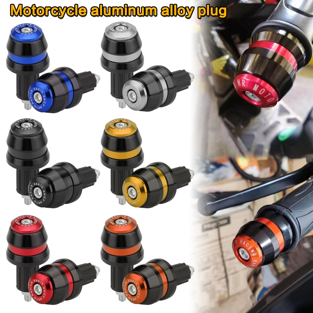 RACING UNIVERSAL Handle Balancer Alloy Bar End Color Honda Yamaha NVX ...