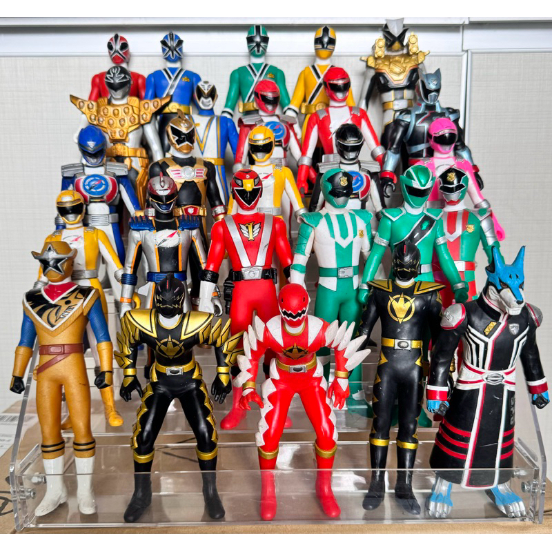 1 NEW STOCK Power Ranger Super sentai 6.5 inch Sofubi Bandai japan ...