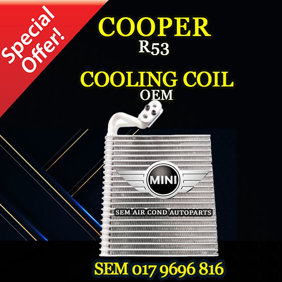 MINI COOPER R53 2002-2005 YEAR OEM NEW COOLING COIL/ EVAPORATOR (CAR ...