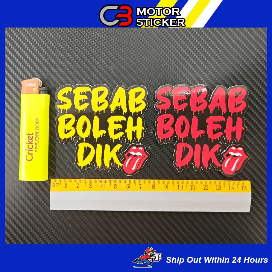 SEBAB BOLEH STIKER MOTOR / M425 | Shopee Malaysia