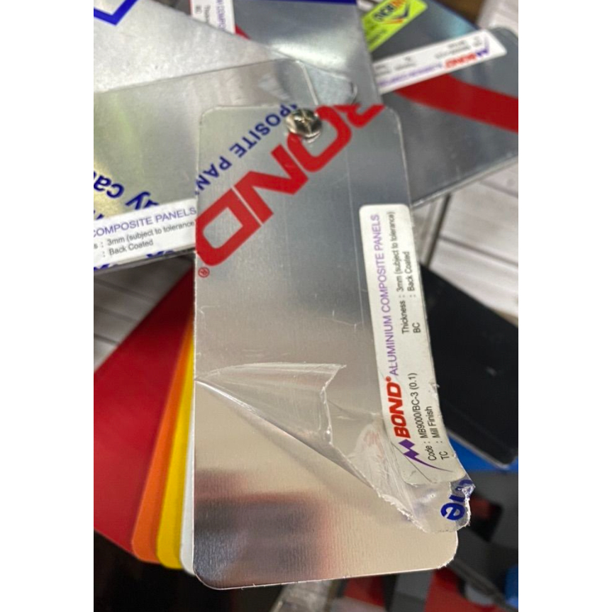 Mbond Aluminium Composite Panel Mill Finish 4ft x 8ft | Shopee Malaysia