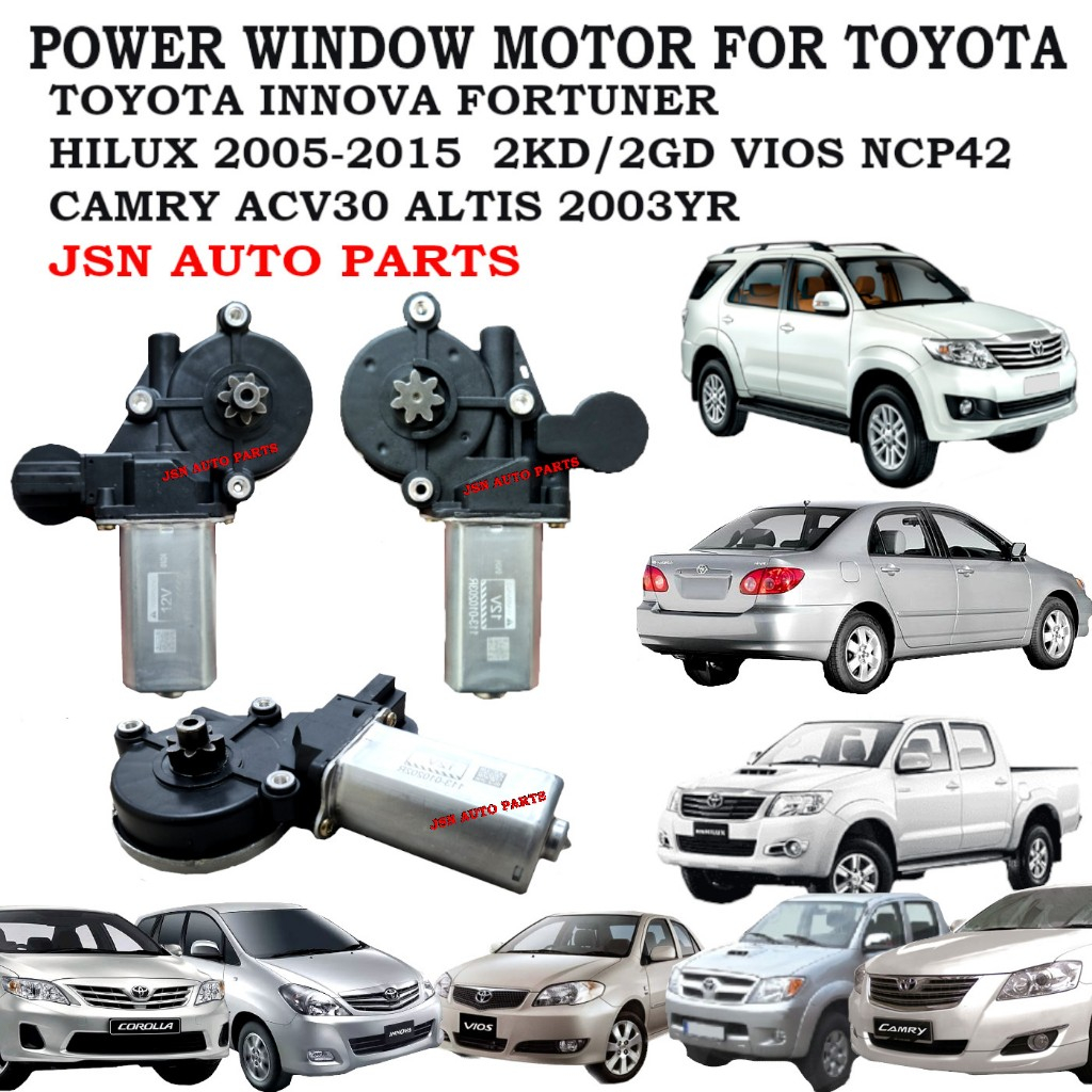 741-799 Power Window Regulator with Motor Front Left 1995-2004 Toyota Tacoma