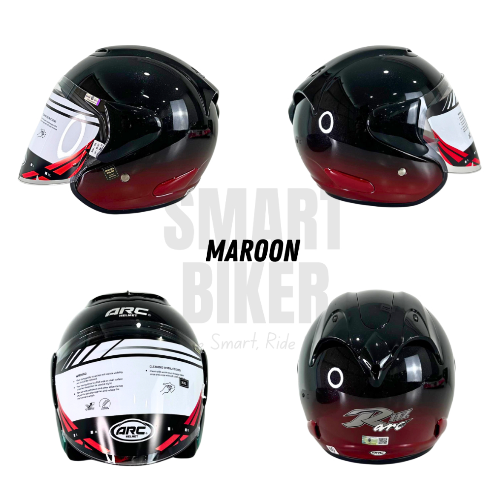ARC Ritz Two Tone Helmet 2024 Raya Special Color Original SIRIM ...