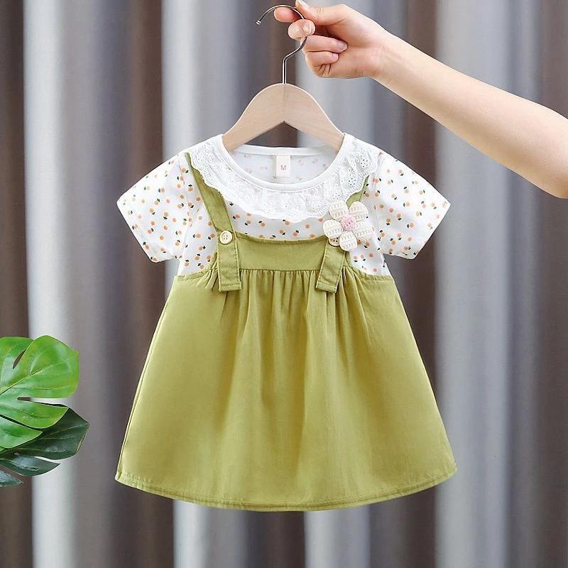 Baby Girl Dress Baby Clothing Kids Dress Summer Dress Baju Budak Bayi Perempuan Baju Kanak kanak Gaun Budak Murah A Shopee Malaysia